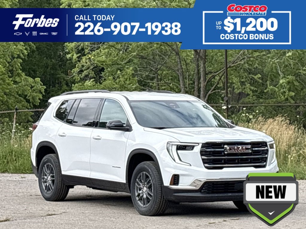 New 2026 GMC Acadia Elevation 2.5L AWD at KW Auto Credit