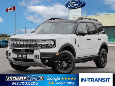 New 2026 Ford Bronco Sport Badlands 2.0 L 4WD at KW Auto Credit