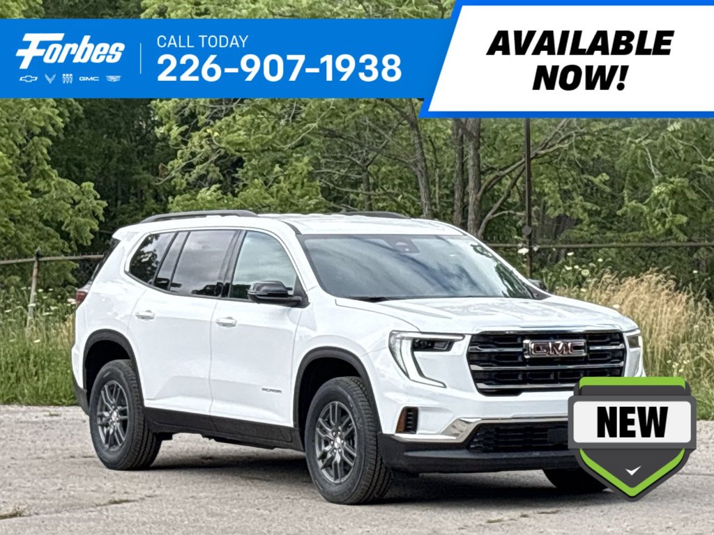 New 2026 GMC Acadia Elevation 2.5L AWD at KW Auto Credit