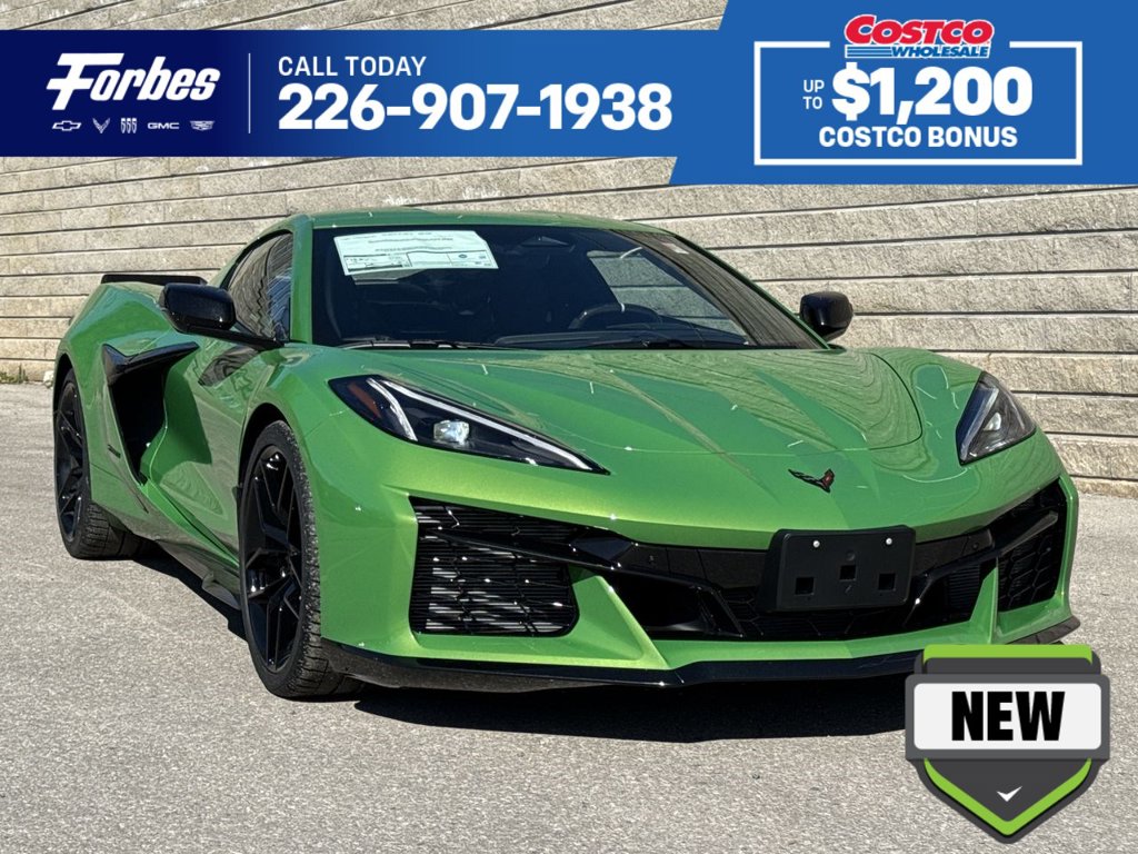 New 2026 Chevrolet Corvette 3LZ 5.5L RWD at KW Auto Credit