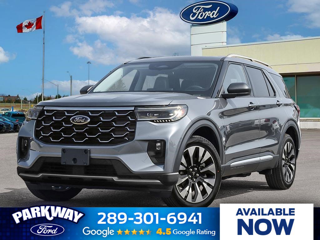 New 2026 Ford Explorer Platinum 2.3 L 4WD at KW Auto Credit