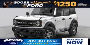 New 2026 Ford Bronco Big Bend 2.3 L 4WD at KW Auto Credit