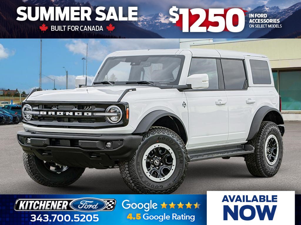 New 2026 Ford Bronco Outer Banks 2.3 L 4WD at KW Auto Credit