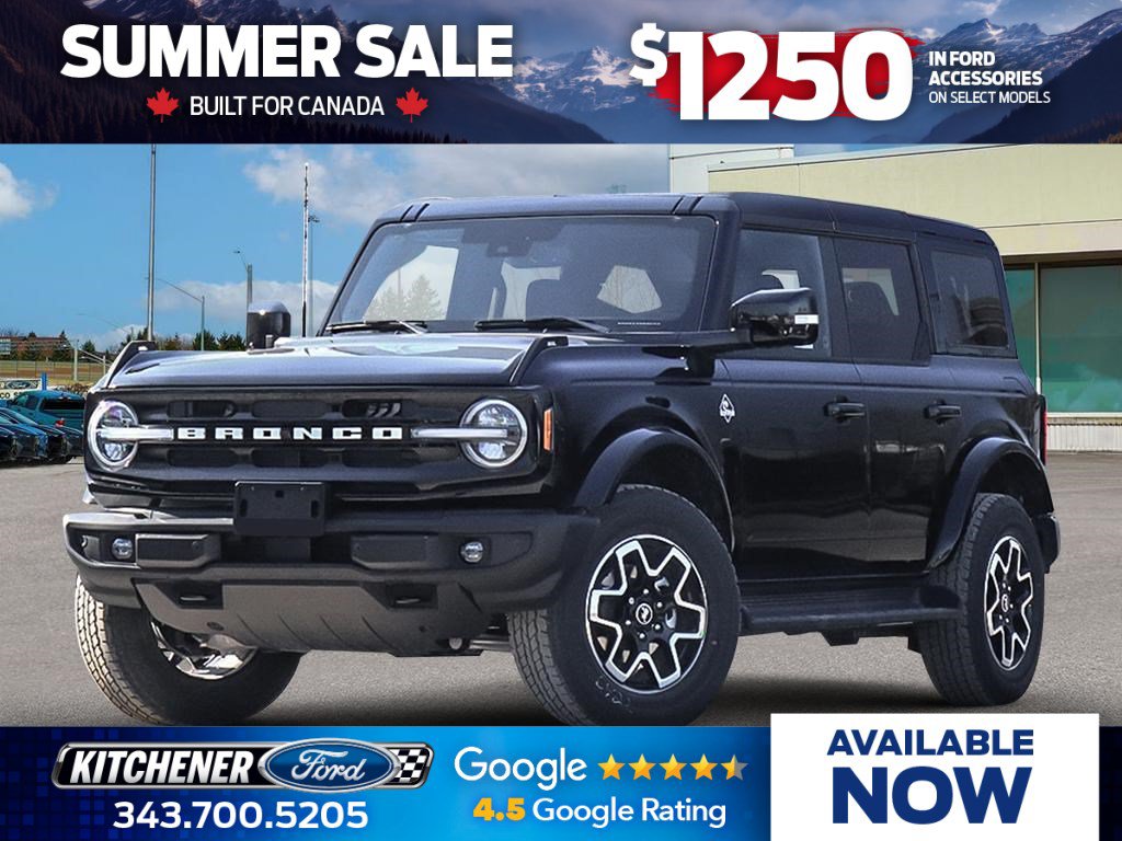 New 2026 Ford Bronco Outer Banks 2.3 L 4WD at KW Auto Credit