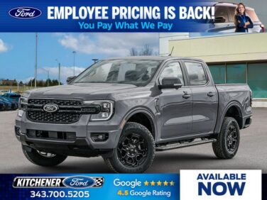 New 2026 Ford Ranger LARIAT 2.7 L 4WD at KW Auto Credit