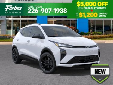 New 2027 Chevrolet Bolt RS  FWD at KW Auto Credit