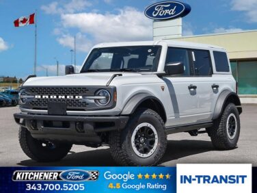 New 2026 Ford Bronco Badlands 2.7 L 4WD at KW Auto Credit