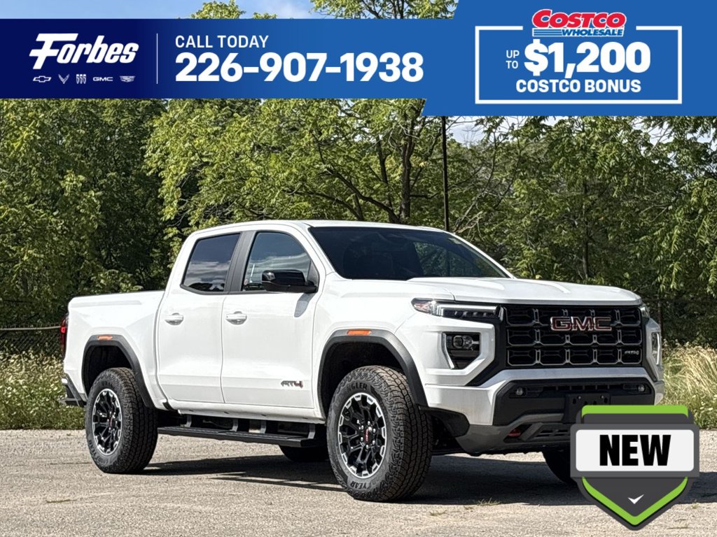 New 2026 GMC Canyon AT4 2.7L 4WD at KW Auto Credit