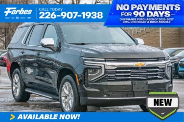 New 2026 Chevrolet Tahoe Premier 5.3L 4WD at KW Auto Credit