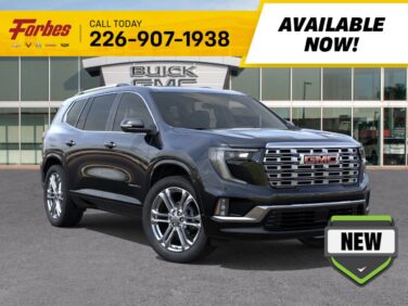 New 2025 GMC Acadia Denali 2.5L AWD at KW Auto Credit