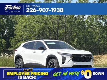 New 2026 Chevrolet Trax 2RS 1.2L FWD at KW Auto Credit
