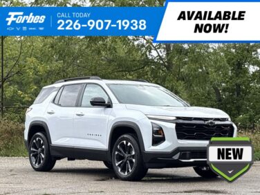 New 2027 Chevrolet Equinox AWD RS 1.5L AWD at KW Auto Credit