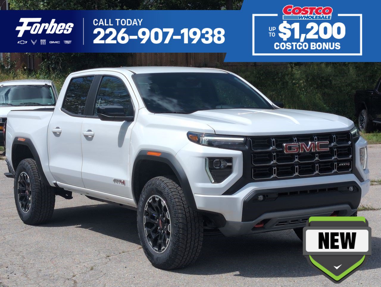 New 2026 GMC Canyon AT4 2.7L 4WD at KW Auto Credit