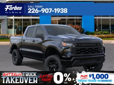 New 2026 Chevrolet Silverado 1500 Custom Trail Boss 5.3L 4WD at KW Auto Credit
