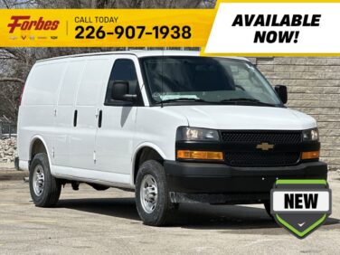 New 2025 Chevrolet Express Cargo Van  6.6L RWD at KW Auto Credit